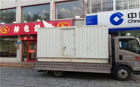 万泉镇出租发电机施工案例